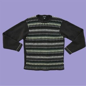 Classic 90s Style Colorful Wool Sweater - Nautica Women’s Size XL